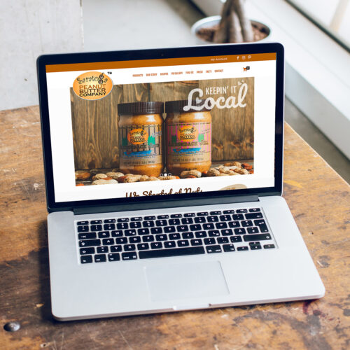 Peanut Butter Company website design